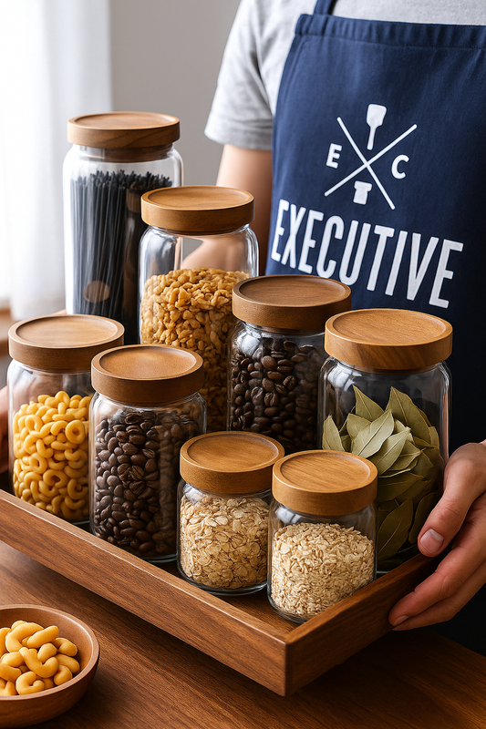 Glass Airtight Kitchen Canister