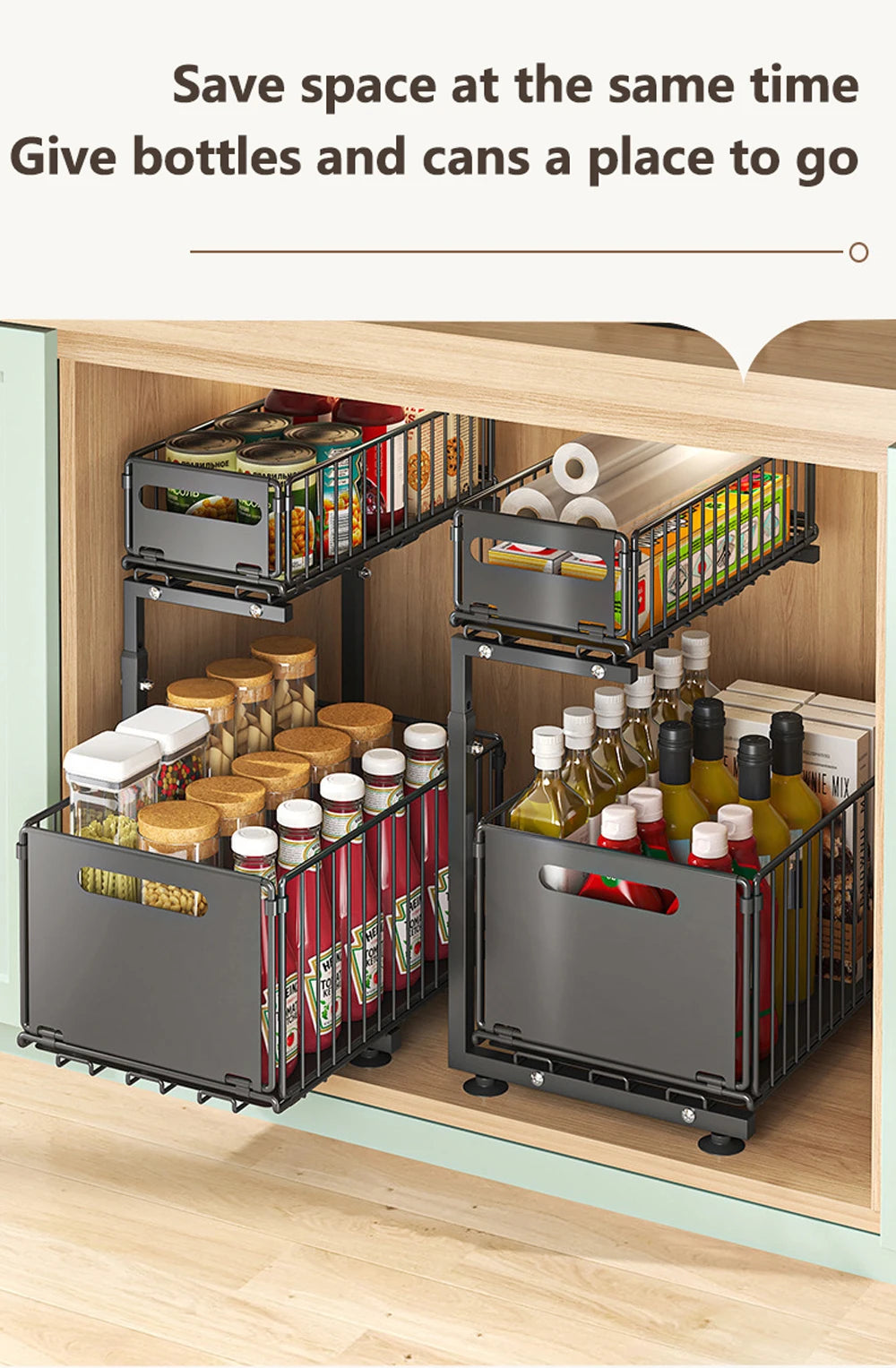 Pull-Out Cabinet Organizer
