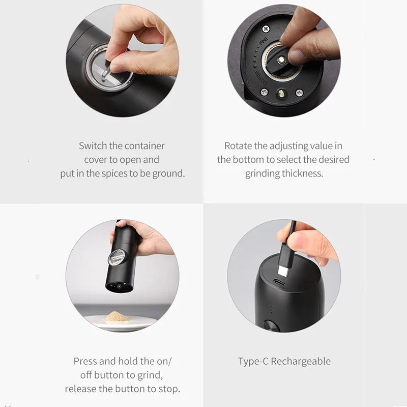 Rechargeable Electric Grinder