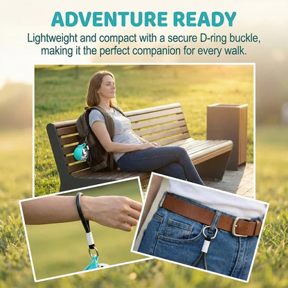 Stainless Steel Dog Water Bottle 285ml | Leak-Proof & Foldable