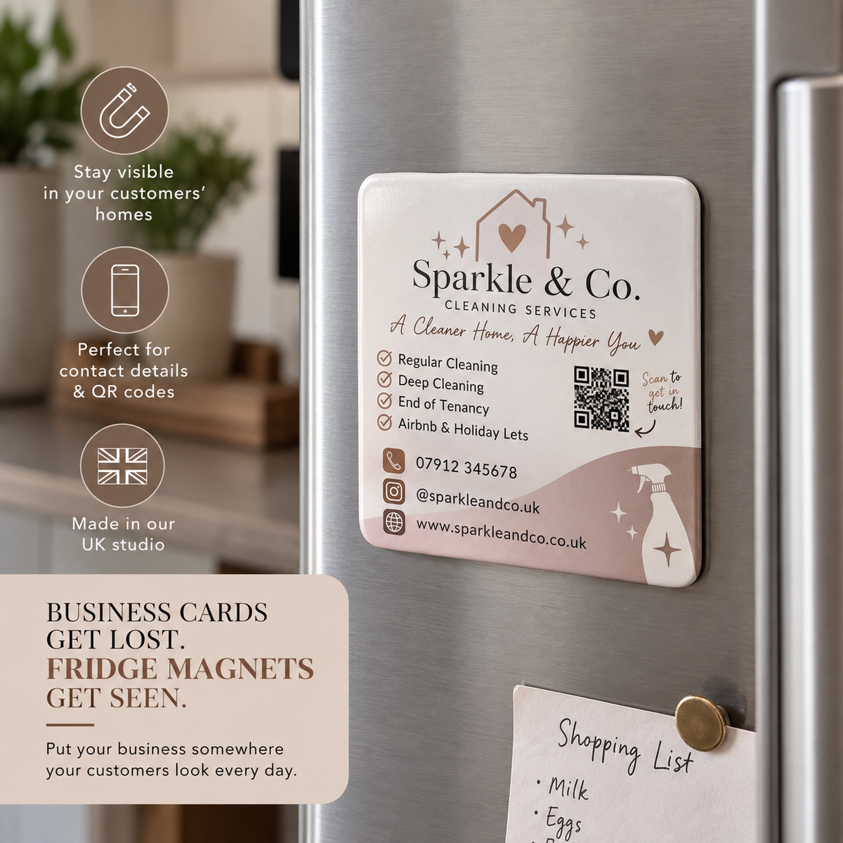 Custom Business Fridge Magnets – Upload Your Own Design
