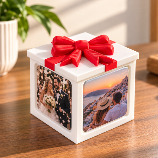 Personalised Photo Magnet Gift Box