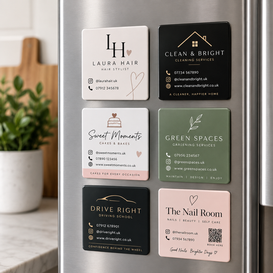 Custom Business Fridge Magnets – Upload Your Own Design