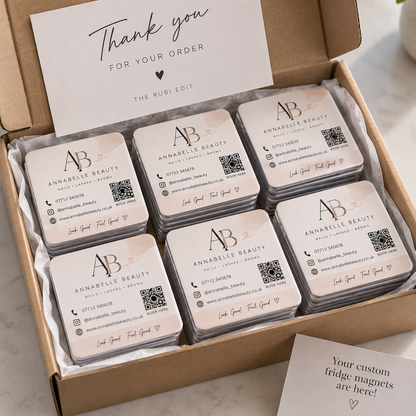 Custom Business Fridge Magnets – Upload Your Own Design