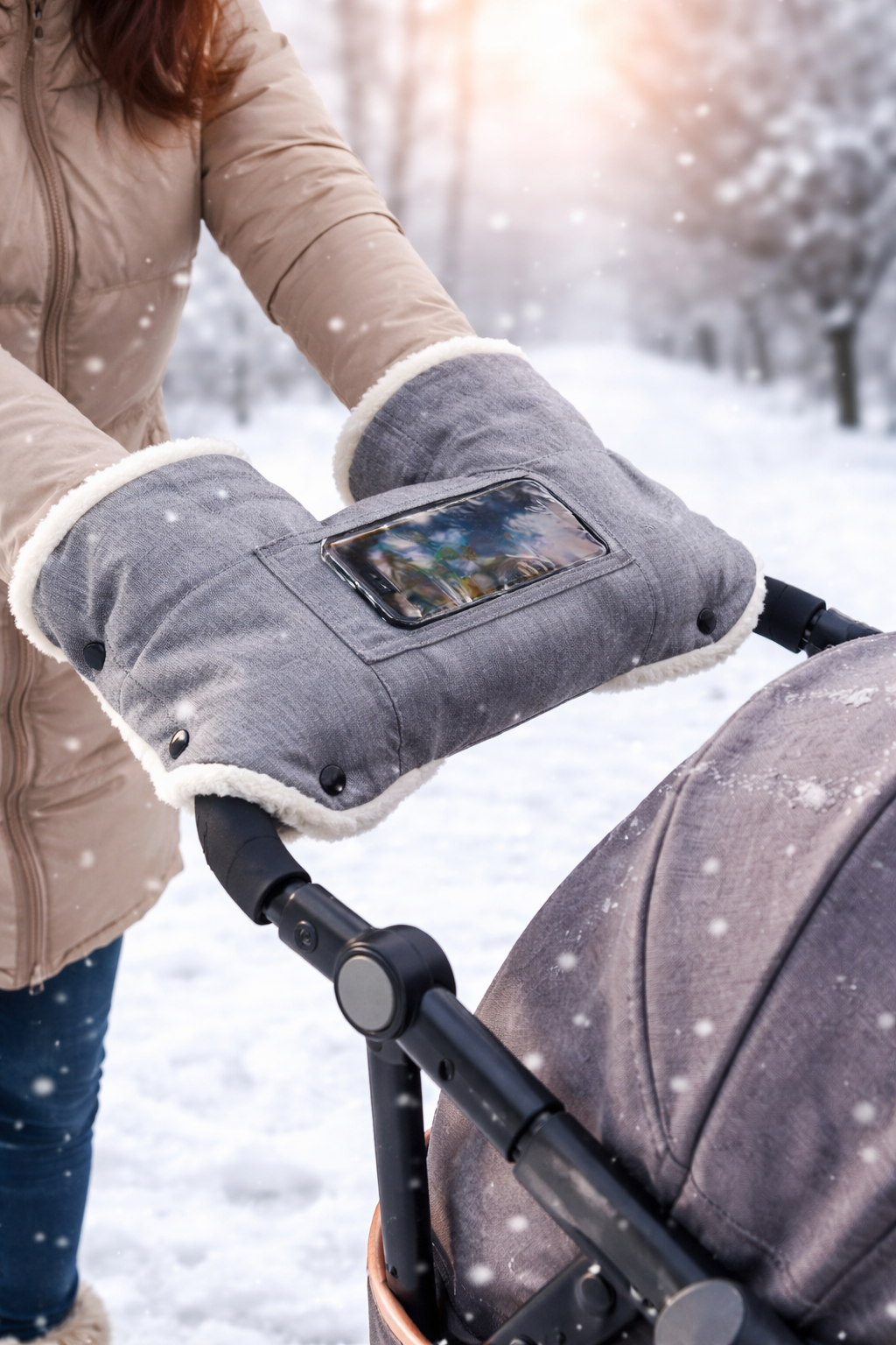 Universal Winter Warm Stroller Gloves