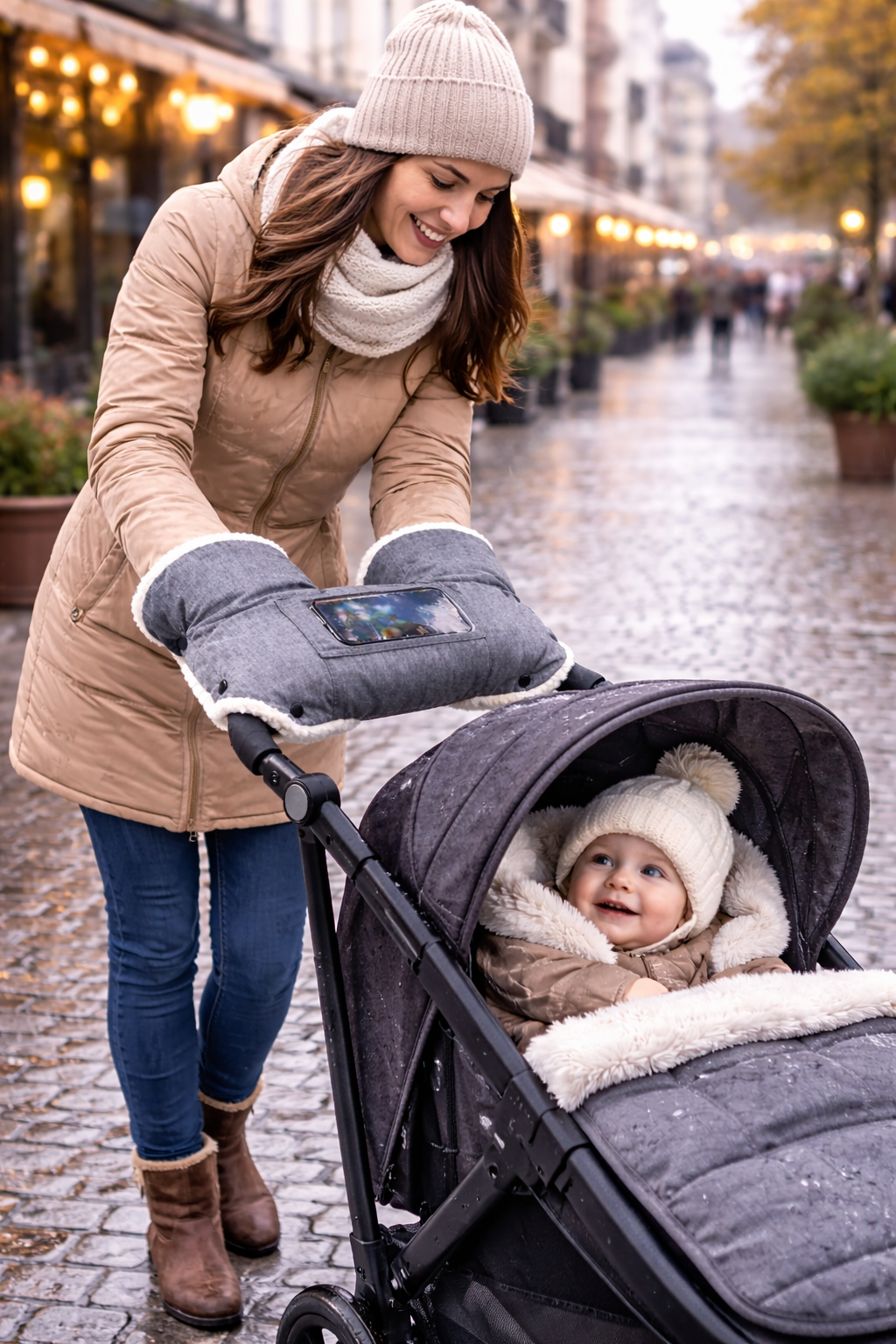 Universal Winter Warm Stroller Gloves