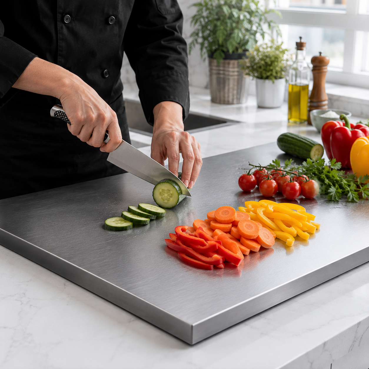 Stainless Steel Chopping Board