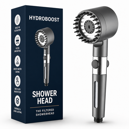 HydroBoost Filtered Shower Head