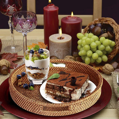 Hand-Woven Rattan Storage Basket