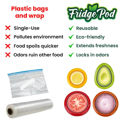 Silicone Food Storage - (4 Pack)