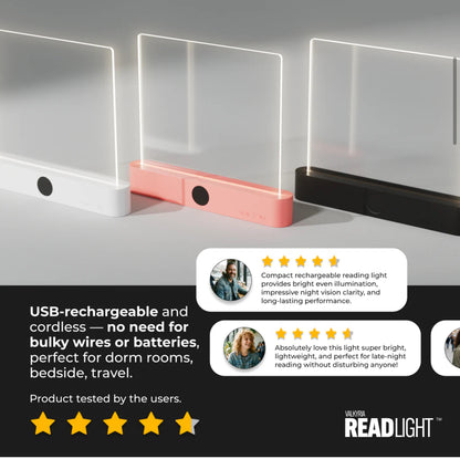 LED Flat Panel Book Light USB