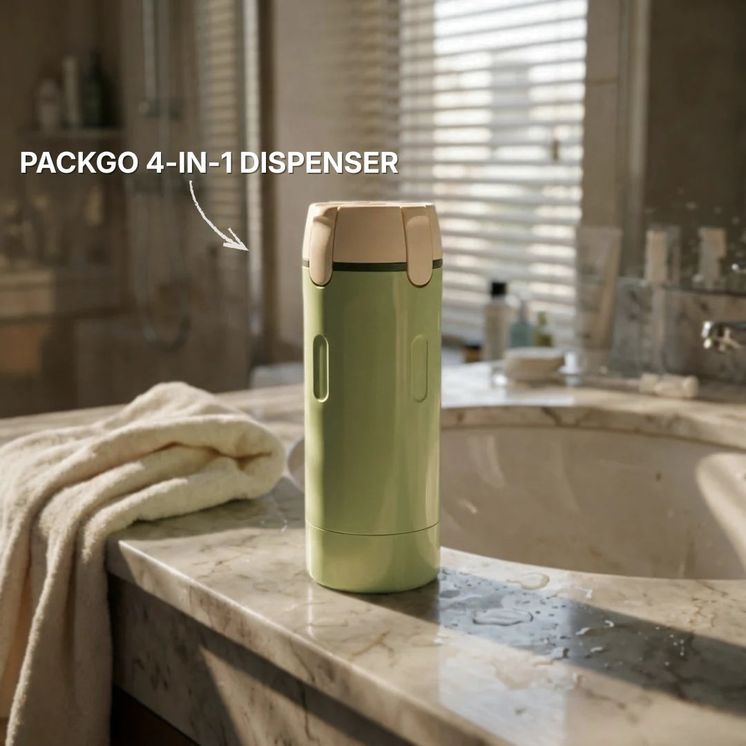 4-in-1 Portable Travel Dispenser