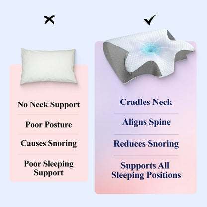 Butterfly Memory Foam Pillow