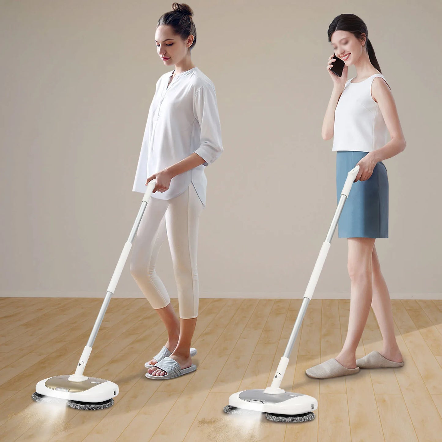 Cordless Electric Spin Mop Set