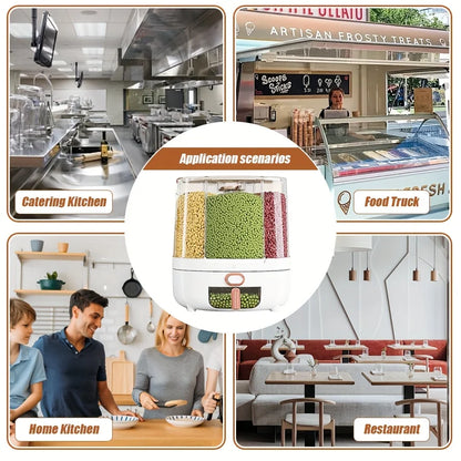 360° Rotating Food Storage