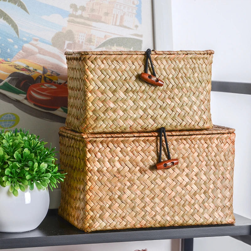 Natural Rattan Storage Box