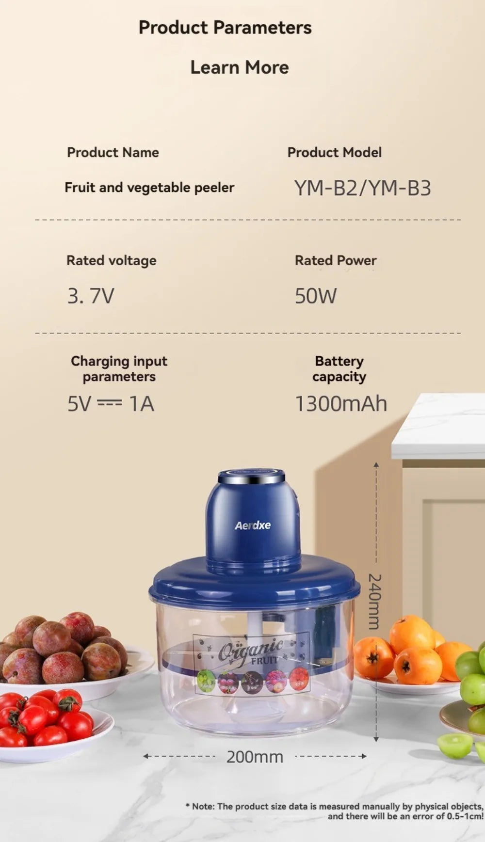 Fruit Peeler Eletric Machine