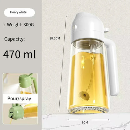 Smart 2-in-1 Glass Oil Sprayer & Dispenser