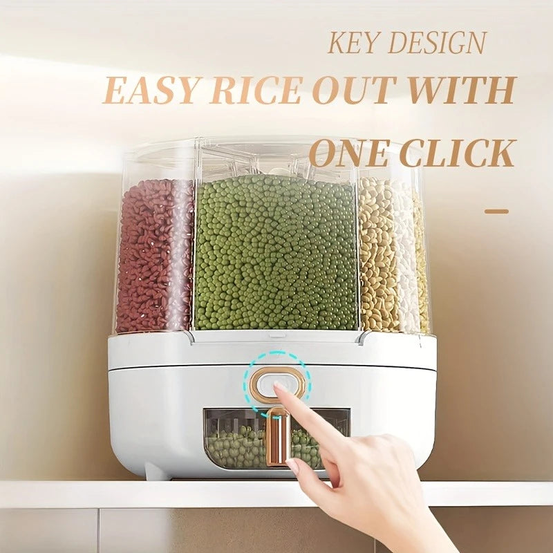 360° Rotating Food Storage