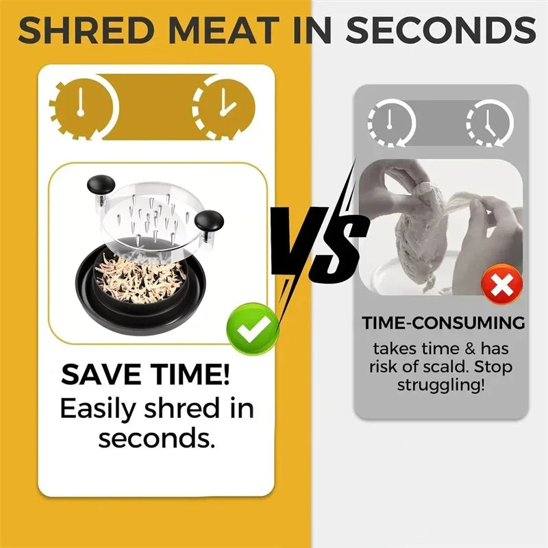 Effortless Meat Shredding for Chicken, Pork & Beef.