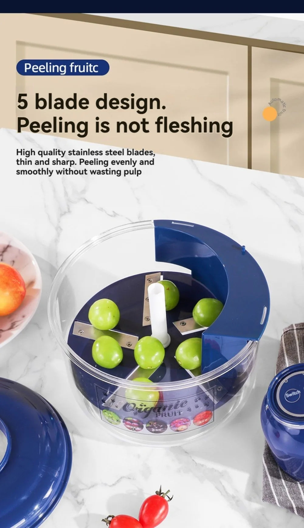 Fruit Peeler Eletric Machine
