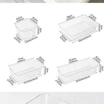 Clear Drawer Organizer Boxes