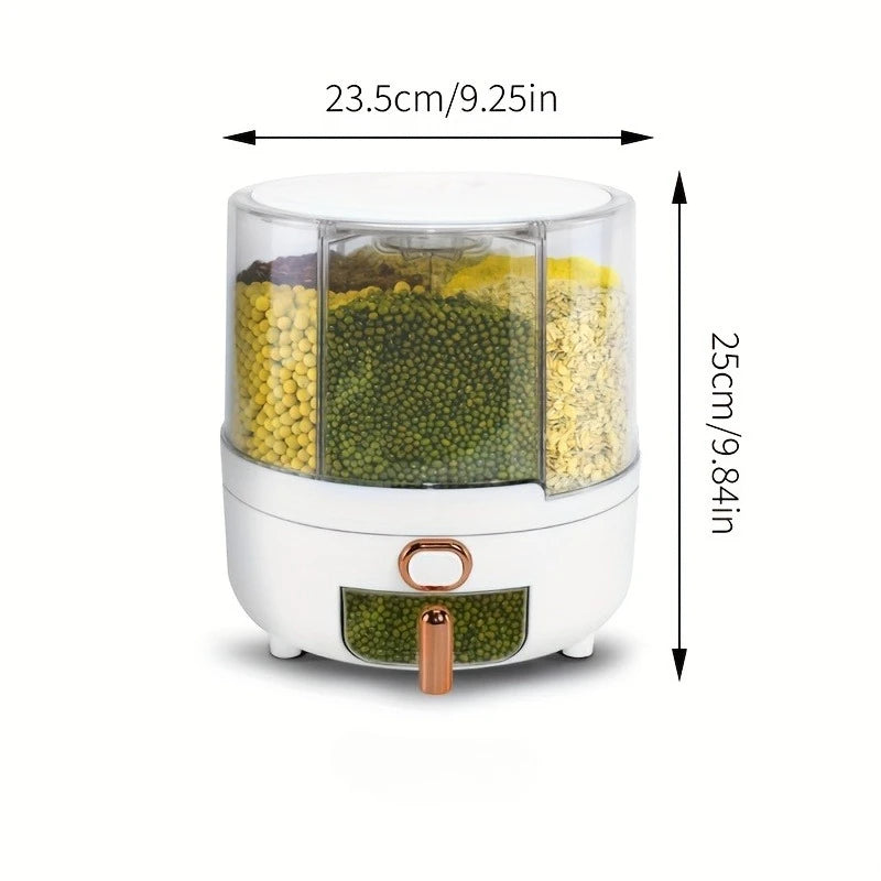 360° Rotating Food Storage