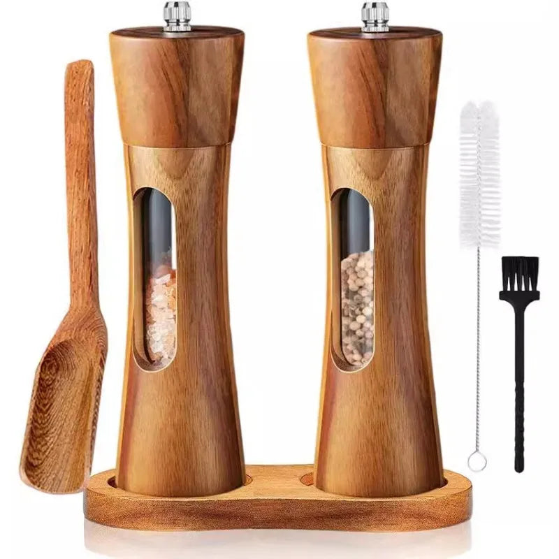 Solid Wood Salt & Pepper Grinder
