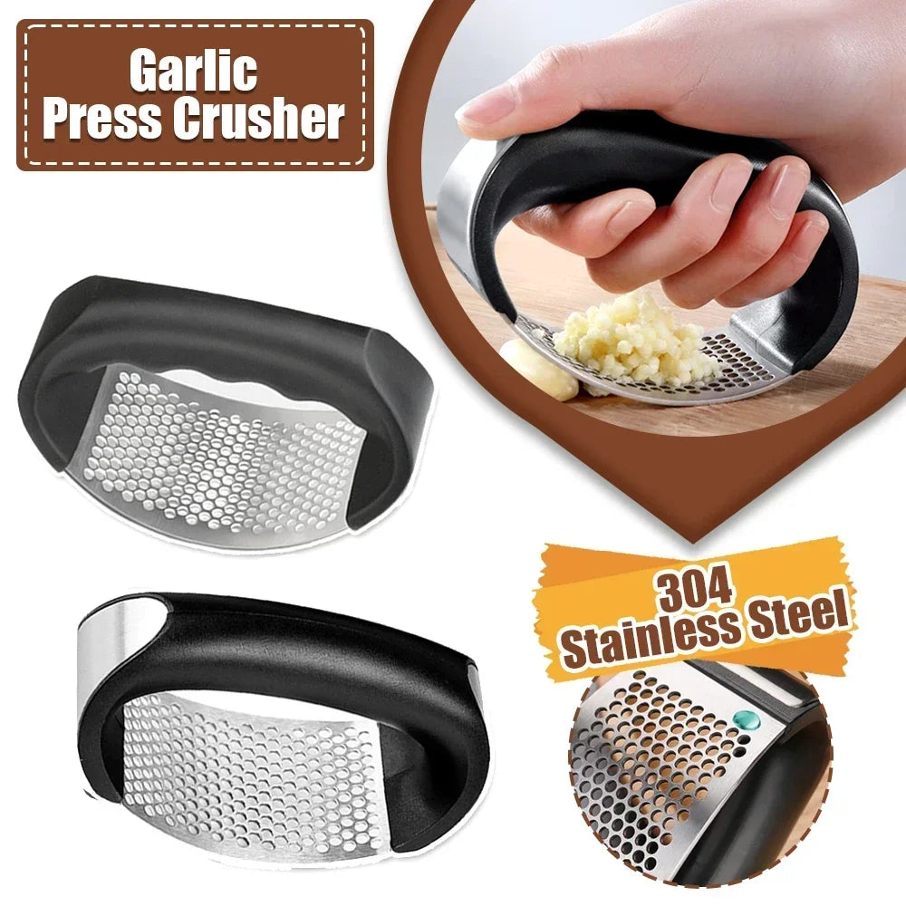 Stainless Steel Garlic Press