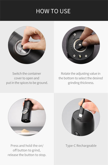 Rechargeable Electric Grinder