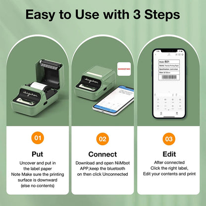 Mini Thermal Label Printer