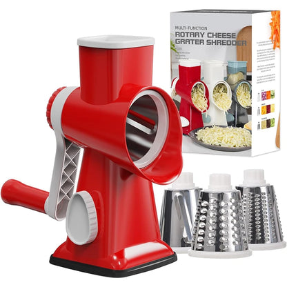 Rotary Food Slicer & Grinder – 3-in-1
