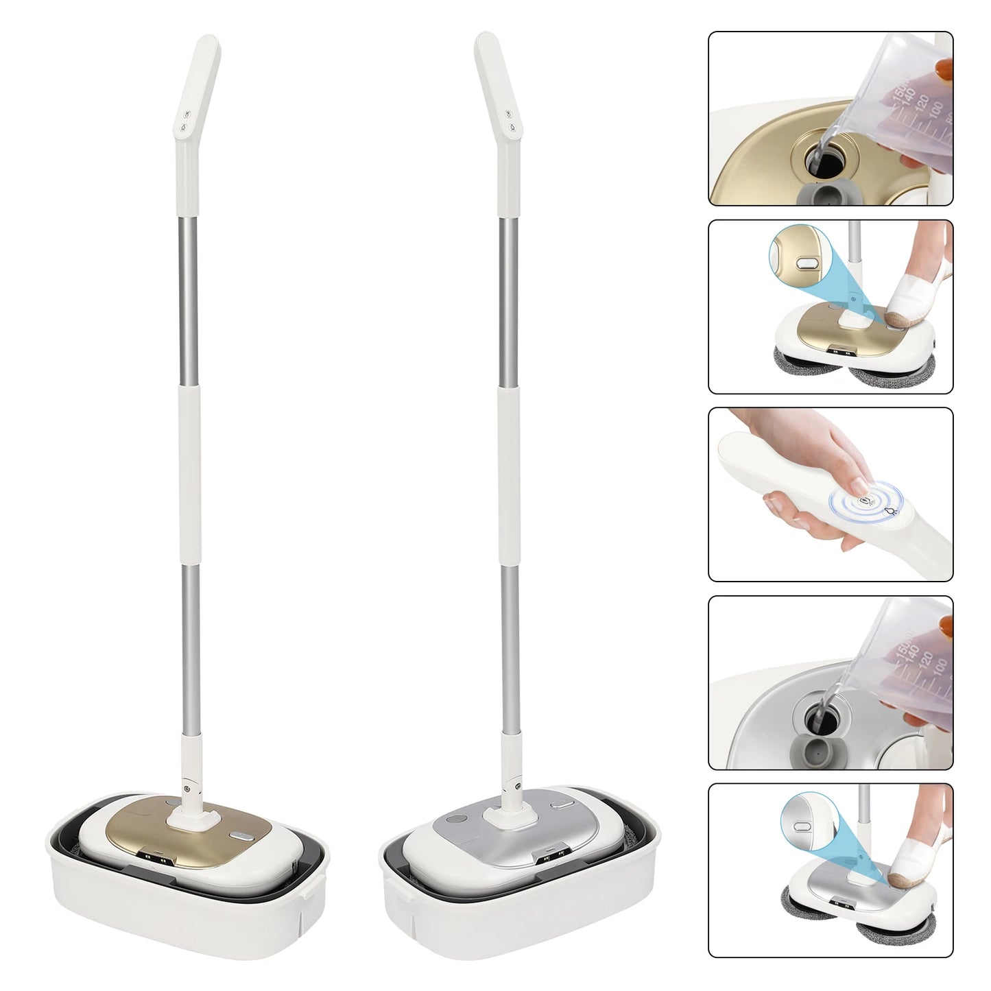 Cordless Electric Spin Mop Set