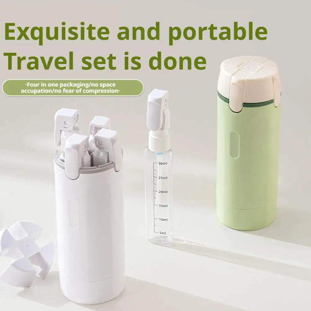 4-in-1 Portable Travel Dispenser