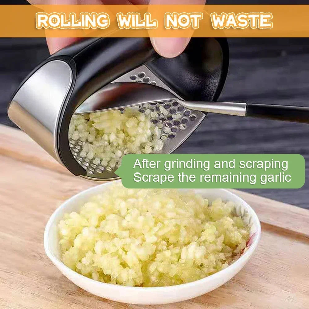 Stainless Steel Garlic Press