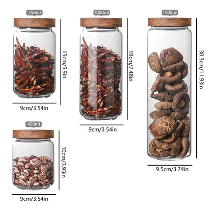 Glass Airtight Kitchen Canister
