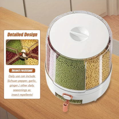 360° Rotating Food Storage