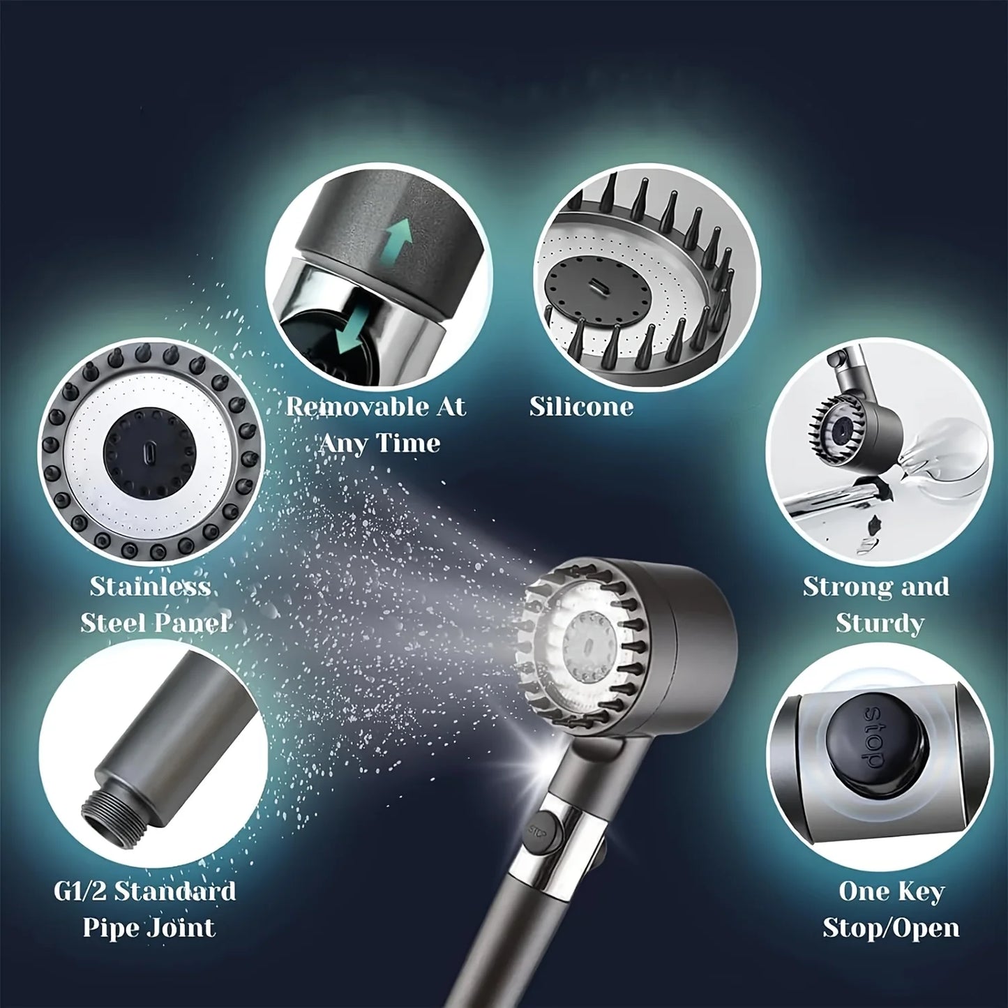 HydroBoost Filtered Shower Head