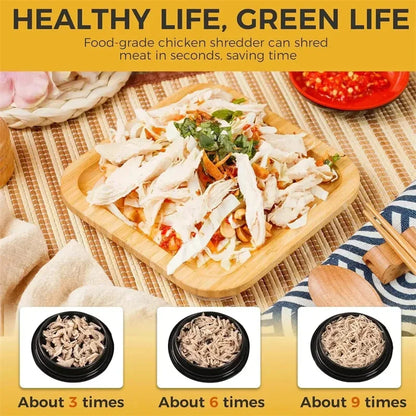 Effortless Meat Shredding for Chicken, Pork & Beef.