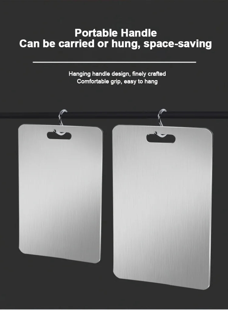 Stainless Steel Cutting Board Set (2 Pieces)