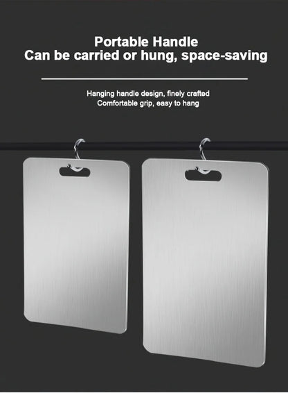 Stainless Steel Cutting Board Set (2 Pieces)