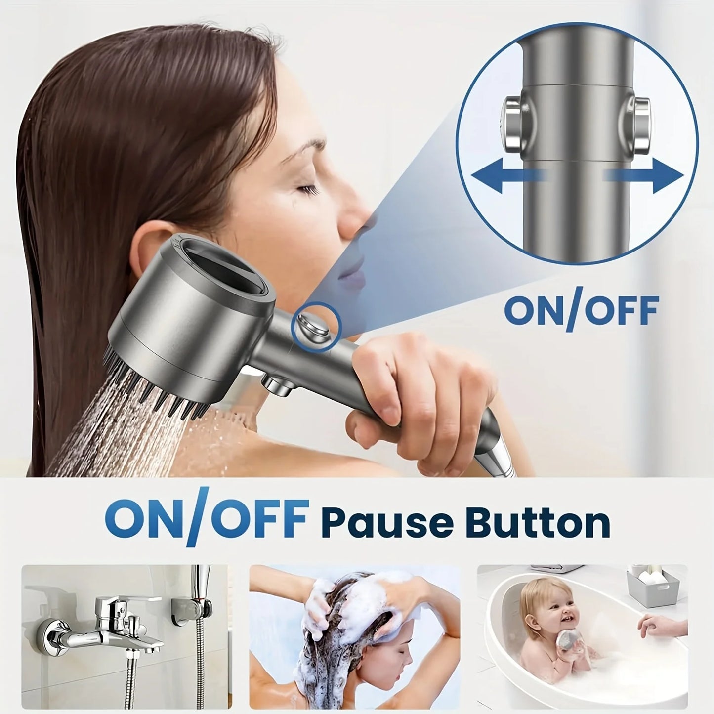 HydroBoost Filtered Shower Head