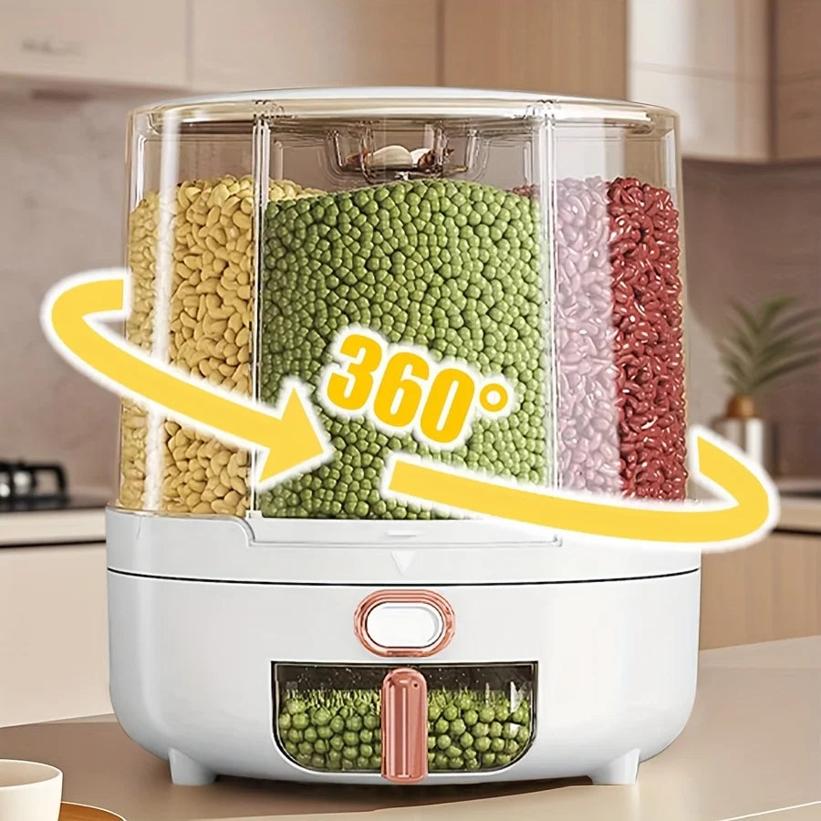 360° Rotating Food Storage