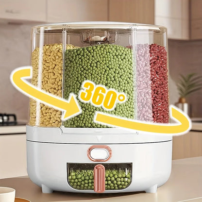 360° Rotating Food Storage