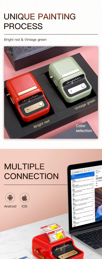 Mini Thermal Label Printer
