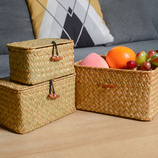Natural Rattan Storage Box