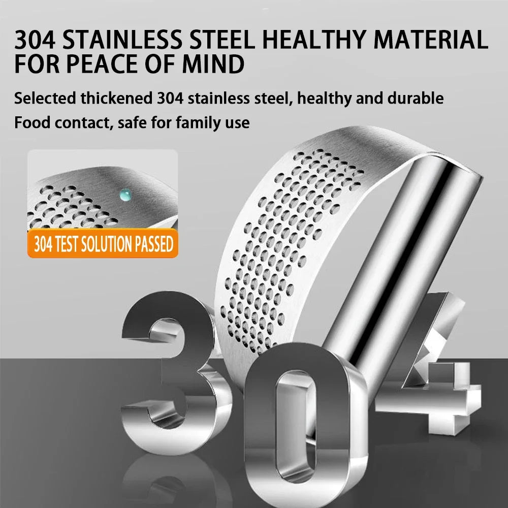 Stainless Steel Garlic Press