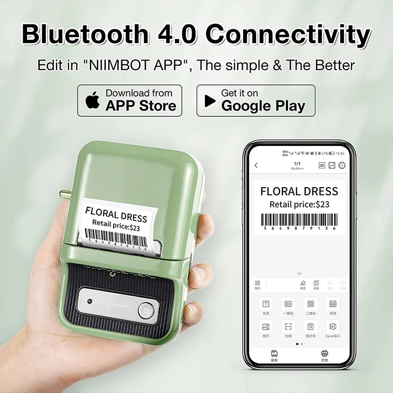Mini Thermal Label Printer