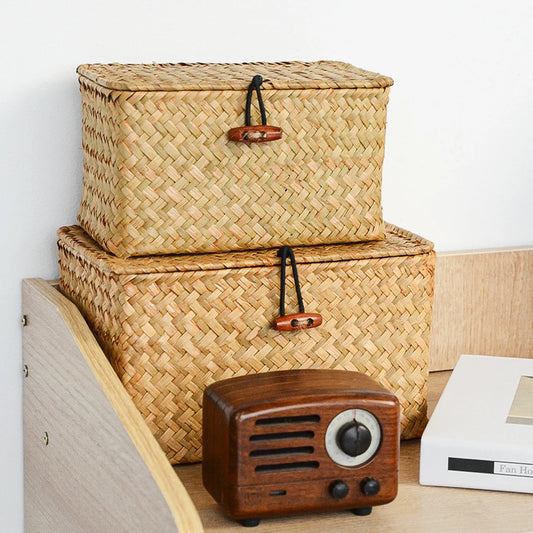 Natural Rattan Storage Box