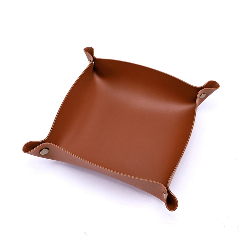Leather Tabletop Organizer